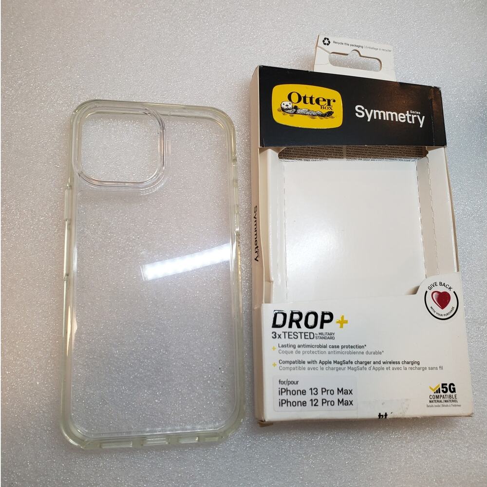 OtterBox Symmetry Series Clear Case for Apple iPhone 13 Pro Max & 12 Pro Max